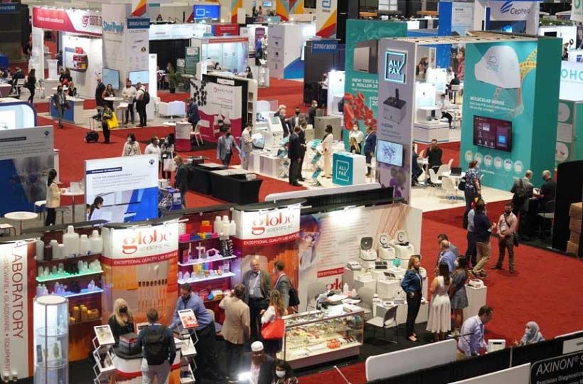 Image: The ADLM 2024 Clinical Lab Expo features 900+ exhibitors and 200+ new products/services (Photo courtesy of ADLM)